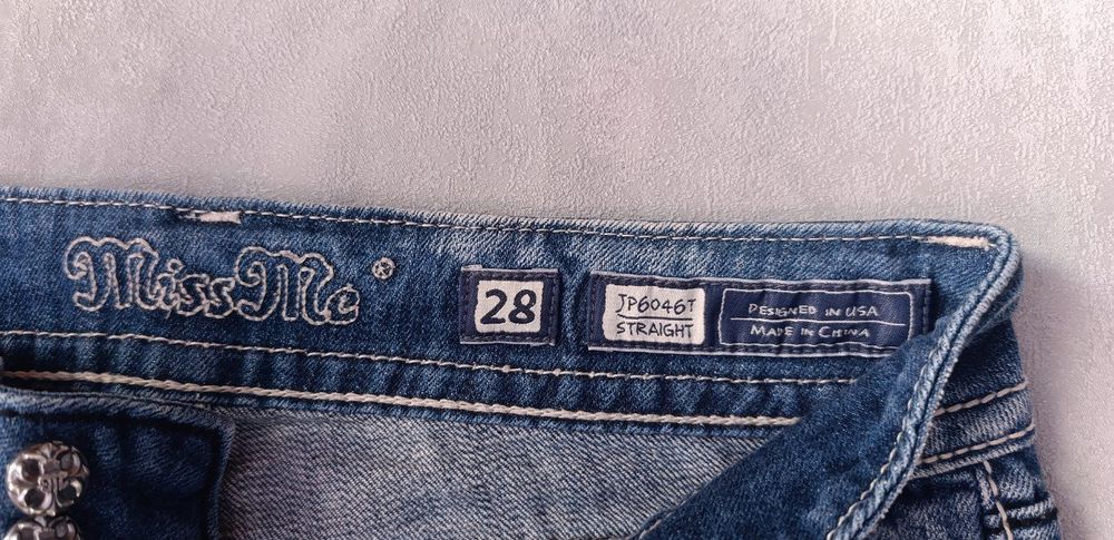 Miss me Jeans \ Джинси зі стразами Y2K Sk8 bootcut Rock Revival
