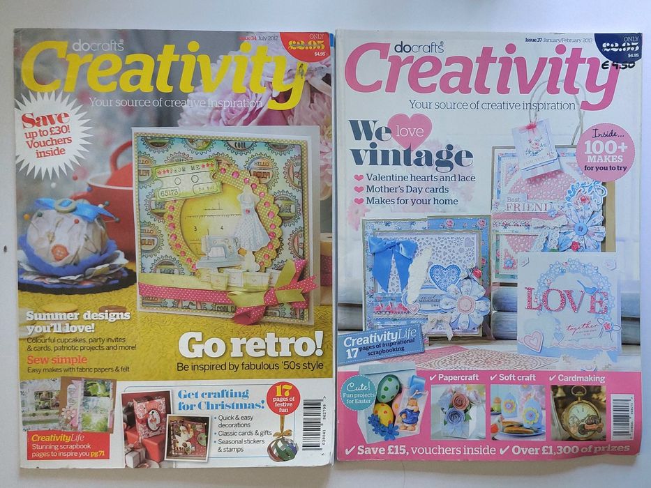 Revistas de Scrapbooking "Creativity"