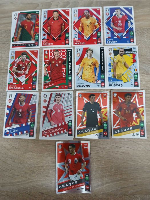Cartas EURO 2024 Matck Attax ALL-STARS