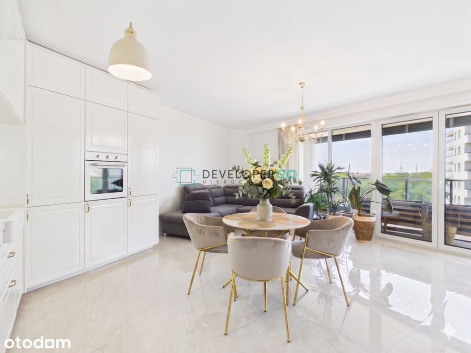 Przestronne 73,57 m² z dwoma tarasami