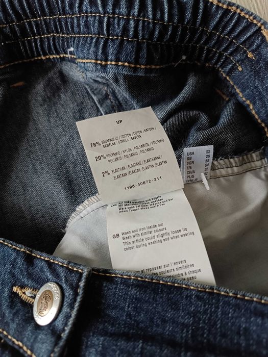 р 24-26 /  52-54 / 58-60-62 сині джинси штани довгі прямі великі батал