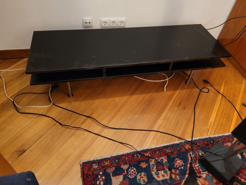 Móvel TV largo preto