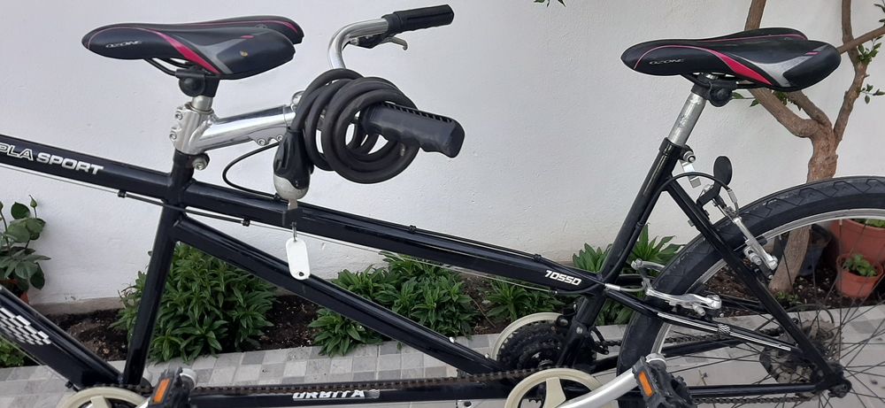 Tandem bicicleta 2 lugares