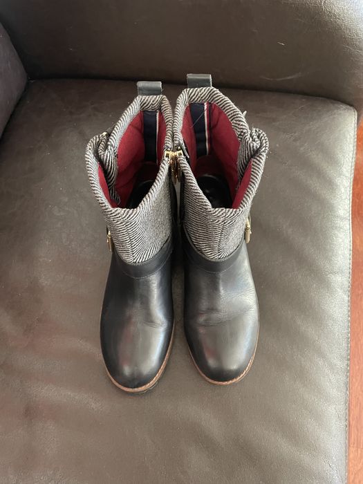 Tommy Hilfiger botki 25 cm skórzane kozaki krótkie 8 39