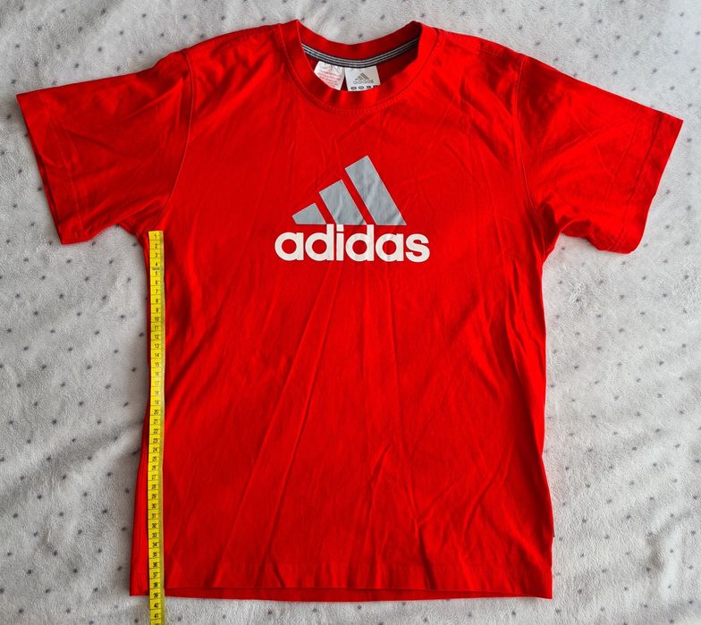 Czerwona koszulka Adidas M