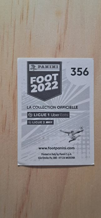 Cromo futebol de Kylian Mbappe(Foot 2022)da Panini