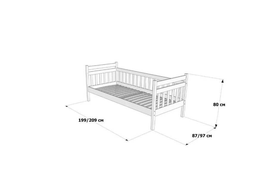Односпальная детская кровать "Молли"