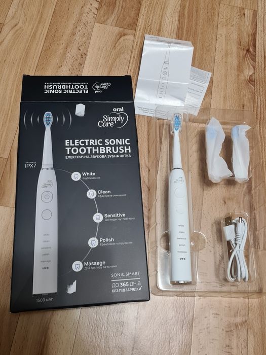 Електрична Вібраційна Зубна Щітка Oral Simply Care SG-575 Sonic