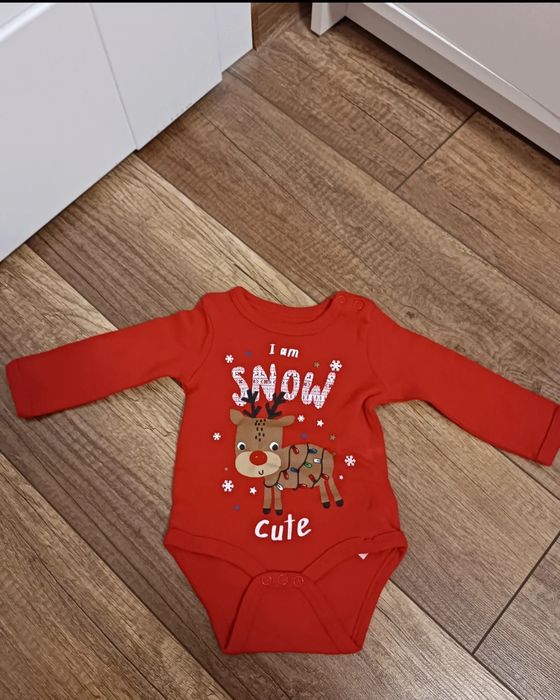 Body świąteczne sweter legginsy 68 -14 szt