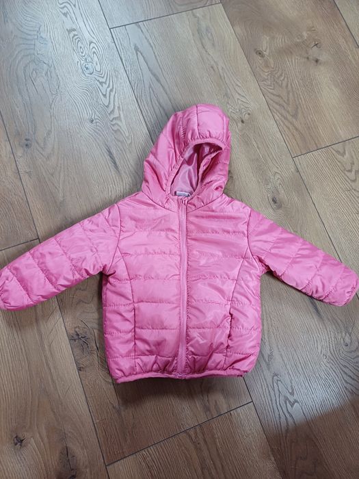 Kurtka z kapturem rozm. 80 różowa