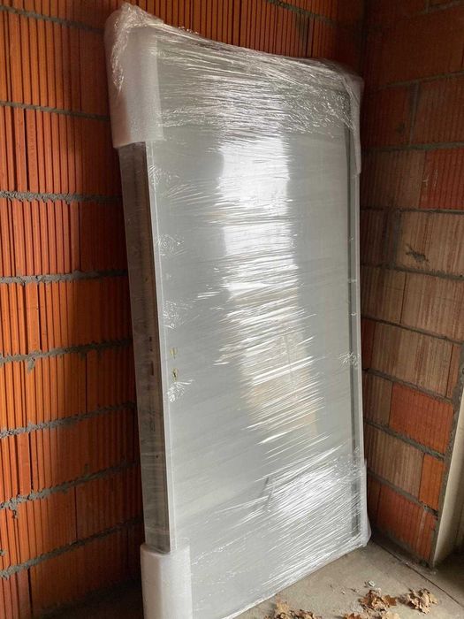 Drzwi WIŚNIOWSKI ECO zew.ocieplane 1010x2050 RAL7035 lewe