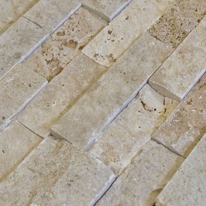 Panel kamienny trawertyn Classic łupany 61x15,2x1-1,5 cm
