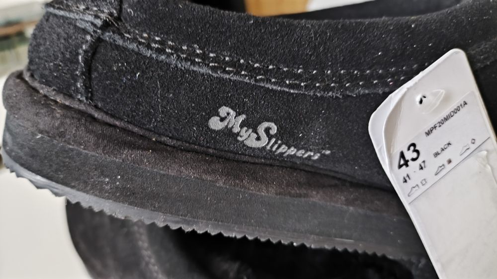 Skórzane kapcie# papcie MySlippers  outdoor outsoles