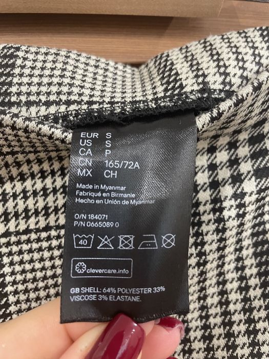 Брюки, штани кюлоти гусячі лапки H&M