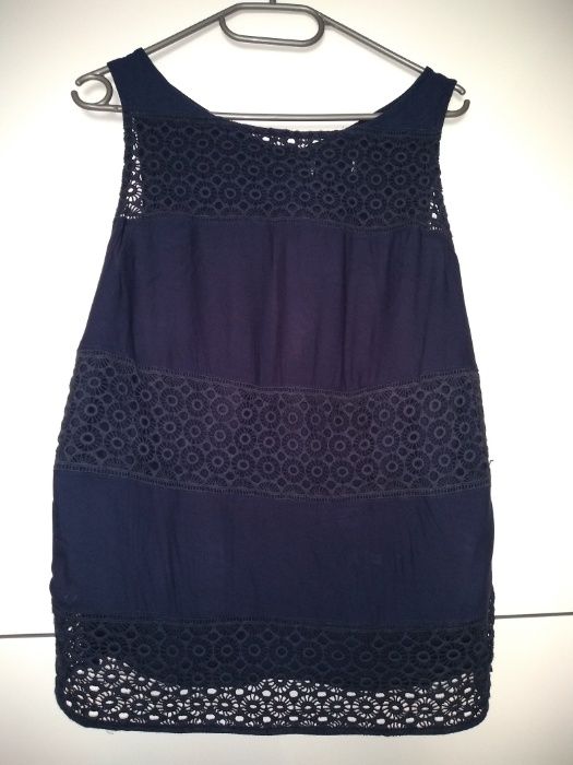 MATALAN cienka BLUZKA na lato GIPIURA 38 M