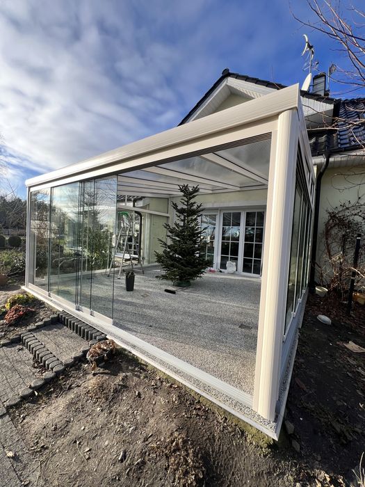 System przesuwny szkło , sciany szklane