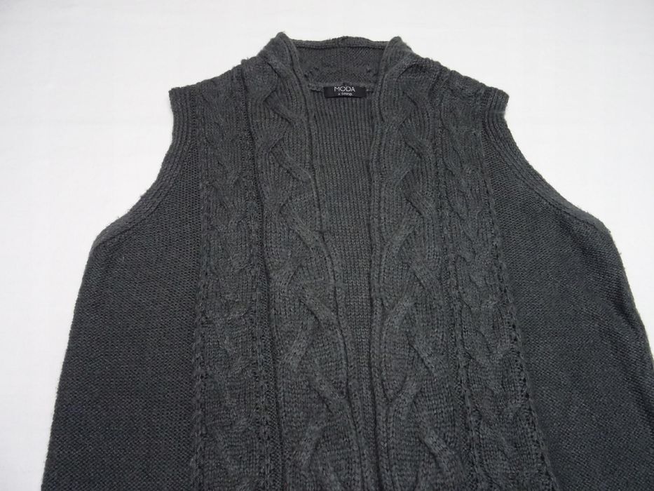 Sweter kamizelka George 46 3XL dzianinowa narzutka