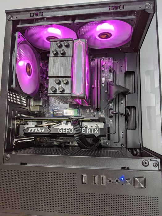 ПК rtx4060ti 16gb ryzen 5 7500f ddr 32 gb озу ssd m2