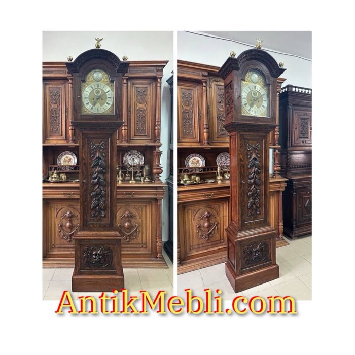 Антикварний підлоговий годинник напольные часы 7542