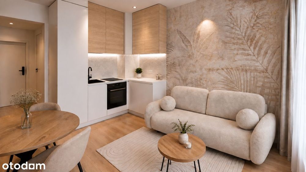 Gotowe pod klucz • 2 pokoje + balkon • wszystko nowe, Sobieskiego 21
