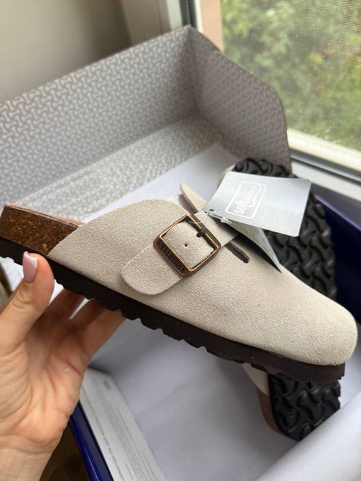 Birkenstock клоги замш