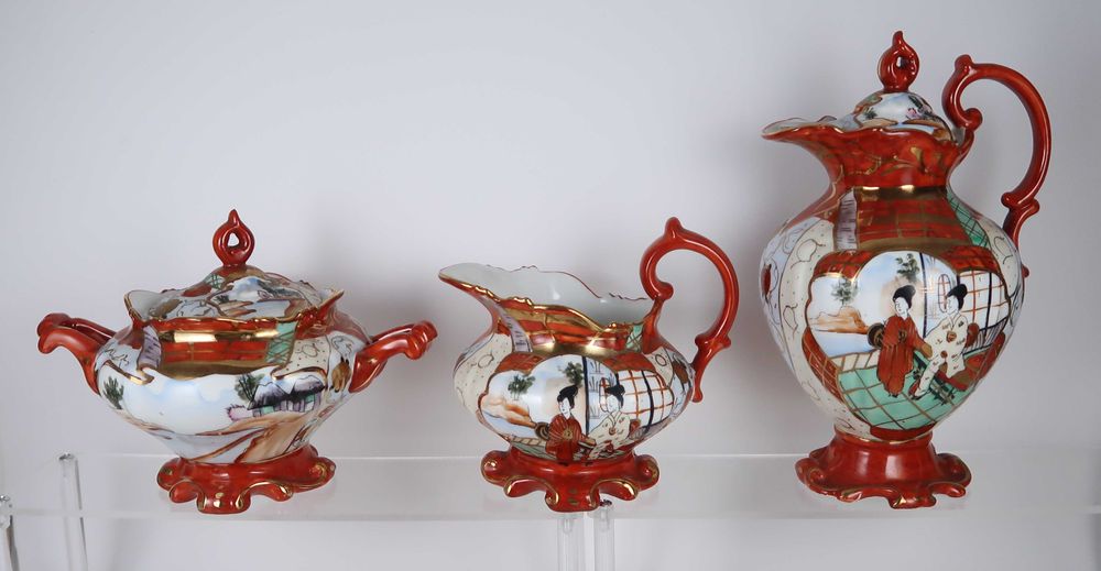 Serviço de café Vista Alegre motivo Oriental