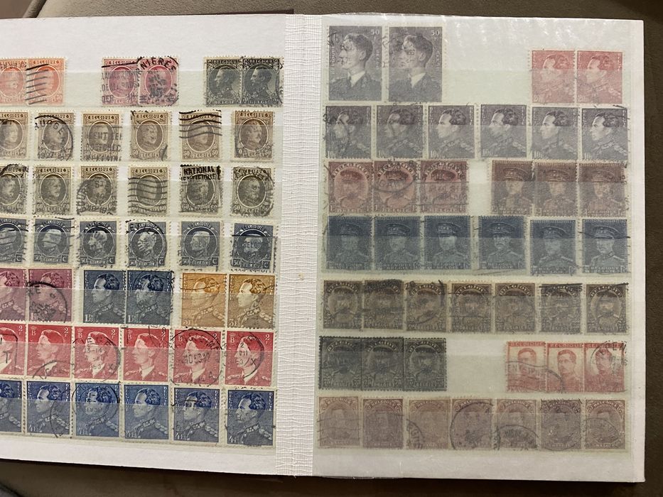 Марки бельгія альбом