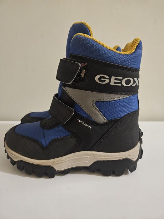 Śniegowce Geox J Himalaya Boy B Niebieski