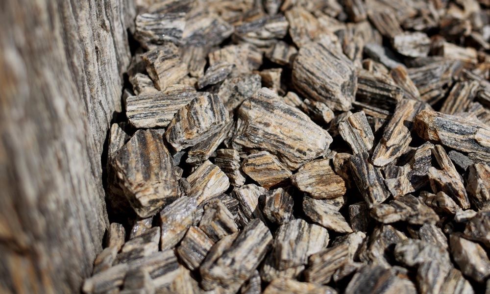 Kora Kamienna Grys ozdobny Gnejs Kostka Kamienie dekoracyjne