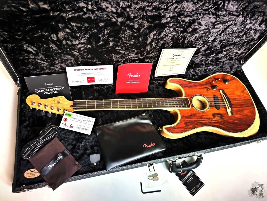Fender® Limited Edition American Stratocaster Limba / Cocobolo