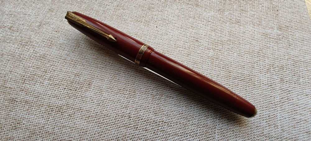 Duńskie pióro wieczne Parker Duofold Terracotta