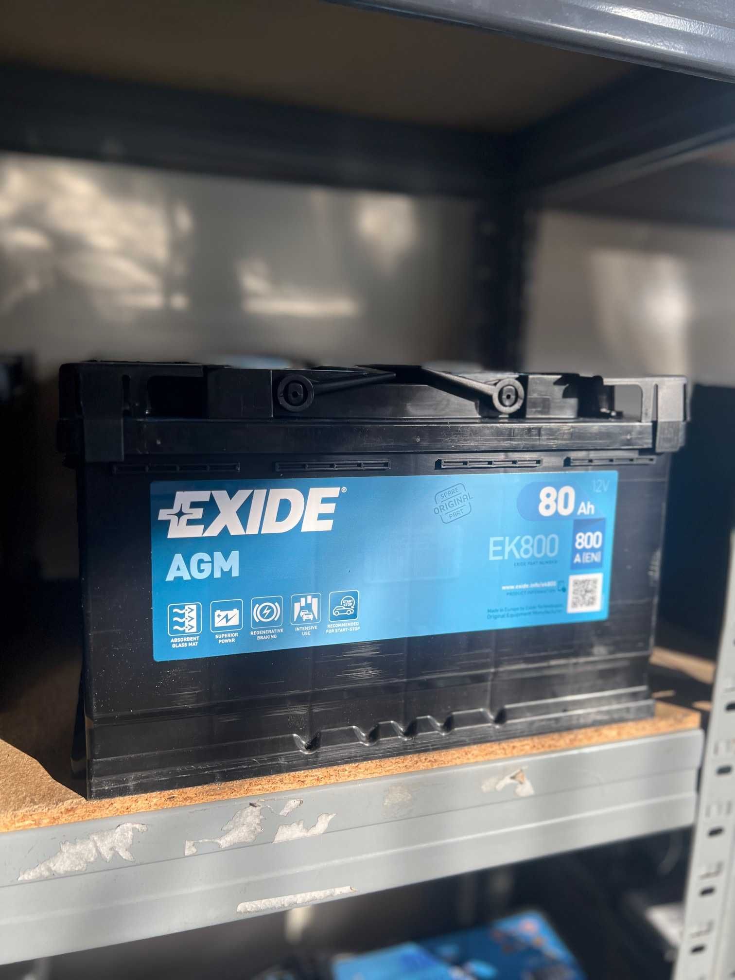 Akumulator EXIDE 80Ah Agm EK800 Centra CK800 Poznań Wilda • OLX.pl