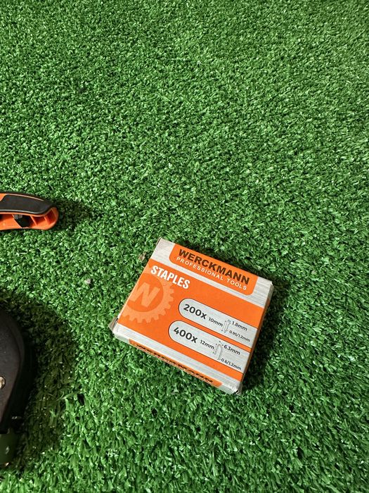 Agrafador Action + 400 Staples Laranja – Top DIY!