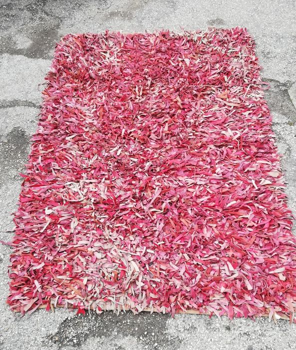 Red Leather Rug64584901805954121