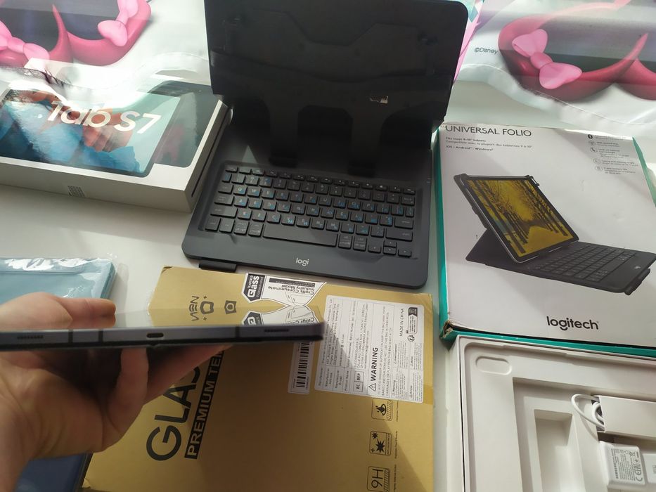 Samsung Galaxy Tab S7 11" 6/128GB LTE + Клавіатура  + Скло+3 чехла.