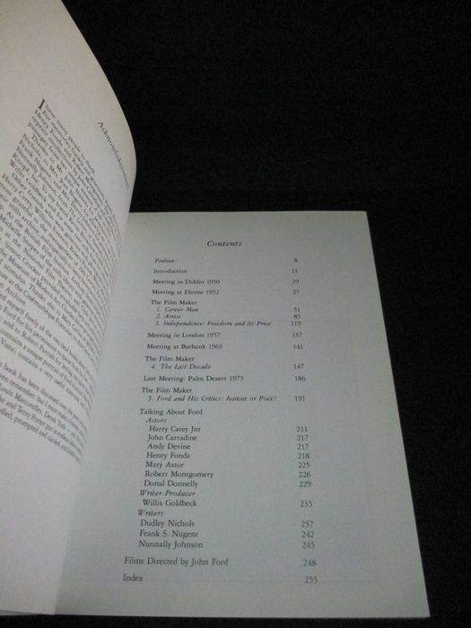 Livro About John Ford Lindsay Anderson