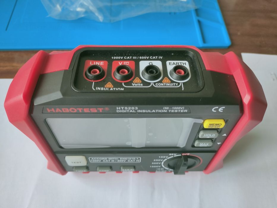 Мегометр вимірювач опору ізоляції HABOTEST HT5203
