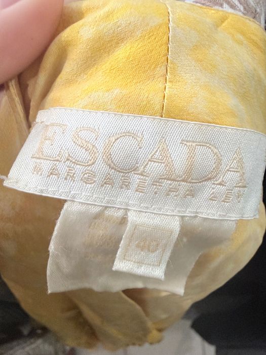 Escada шелковая блуза 80-90х