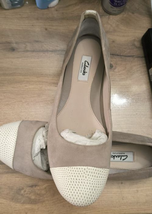 Балетки замш clarks, 38