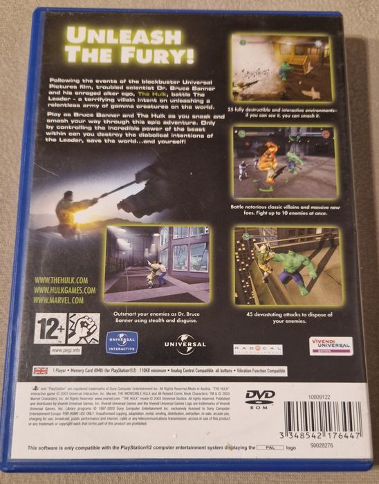 Hulk gra na ps2 gra z roku 2003