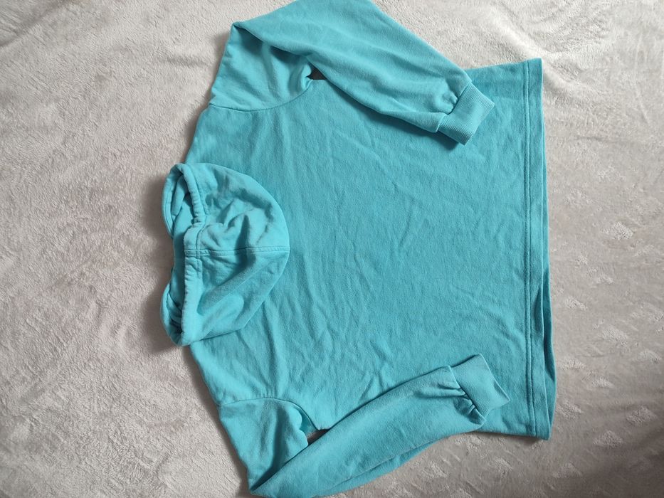 Niebieska bluza damska z kapturem Cropp S 36