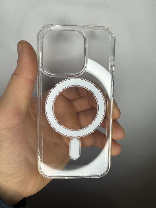 Чехол MagSafe для iPhone прозрачный