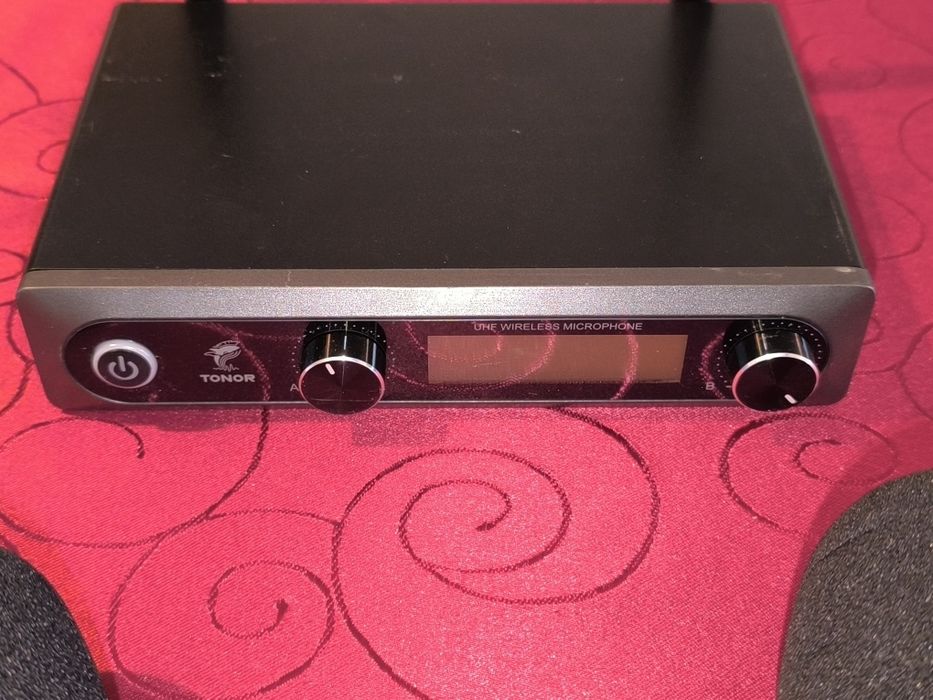 Sistema de microfones sem fios com dois micros