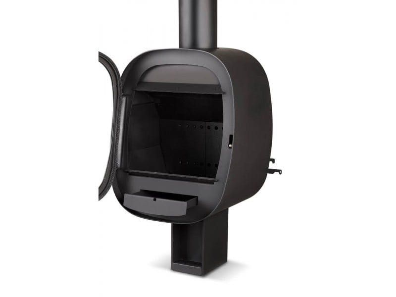 Rocal piecyk Oval 8,4kW nowoczesny kominek wiszący