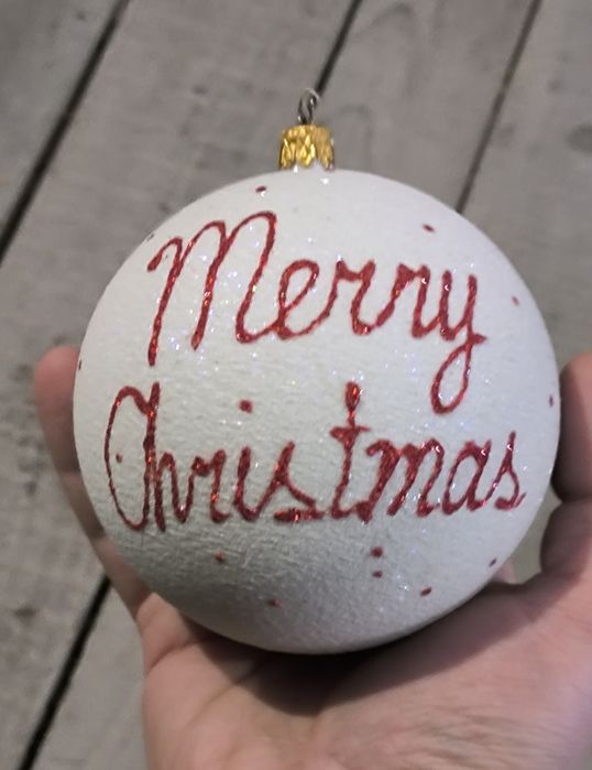 Новорічні кульки прикраси