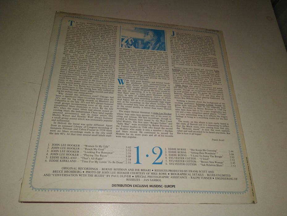 Anthology of the blues Detroit blues LP