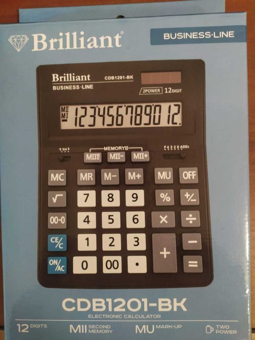 Калькулятор Brilliant CDB1201-BK