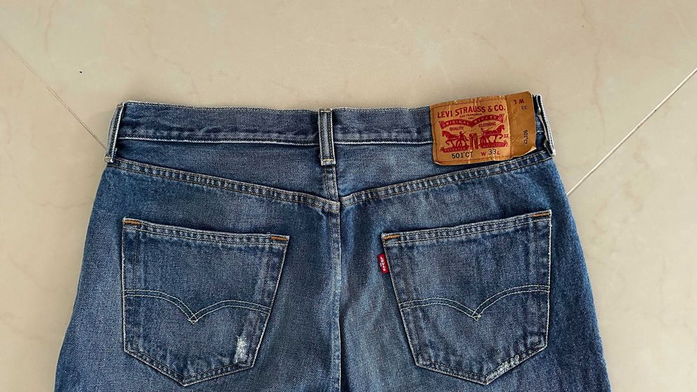 Levis 501 CT W33 Szorty Krótkie Spodenki Piękne