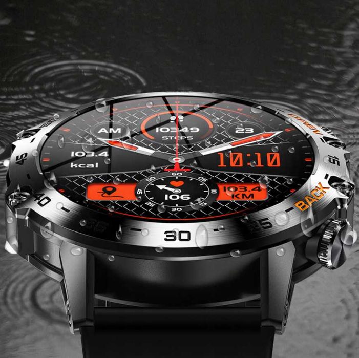 Męski Zegarek Wodoodporny SmartWatch IP68 (Gratis)