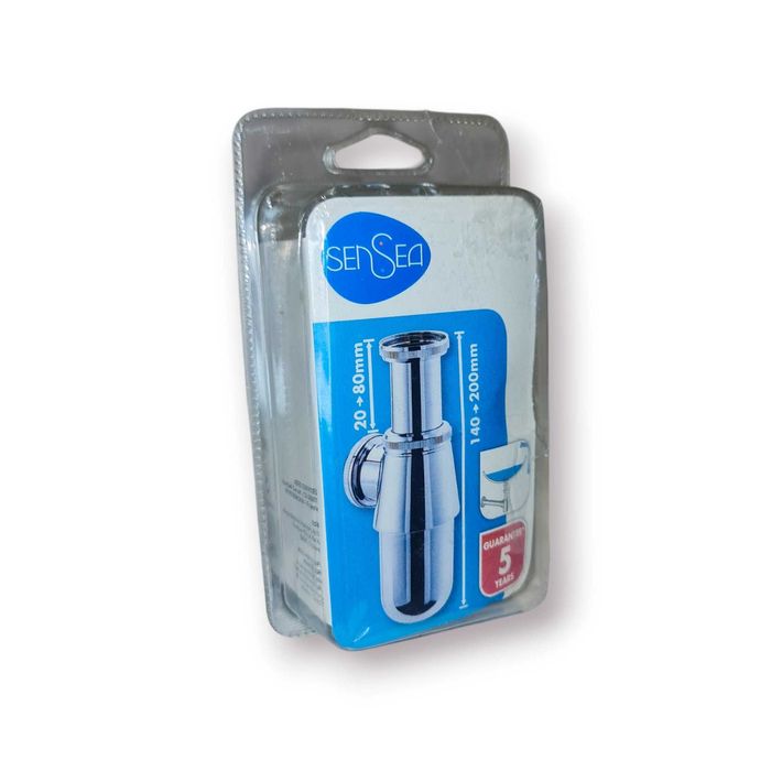 Sifão Regulável Sensea Latão Cromado – Novo e Selado (Garantia 5 Anos)